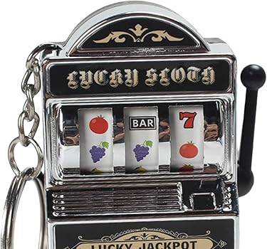 Amazon.co.jp: [Fenteer] ミニスロットマシンキーホルダーチャーム誕生